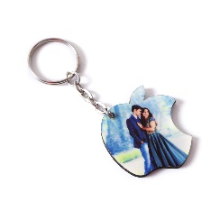 Personalised Apple Shaped Key Chain