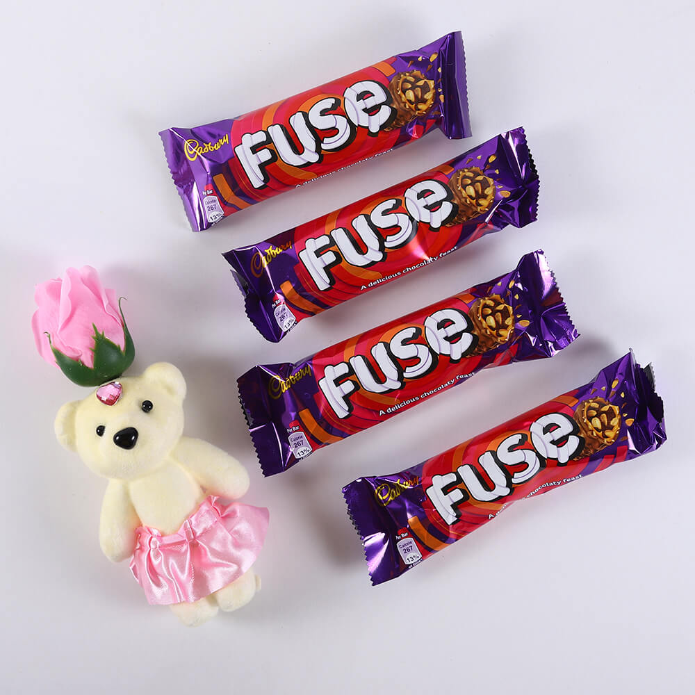 Fuse Chocolates and Pink Rose Teddy