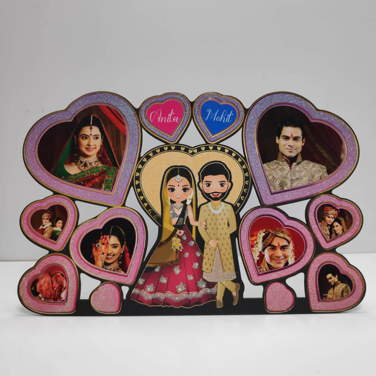 Heart Collage Photo Frame