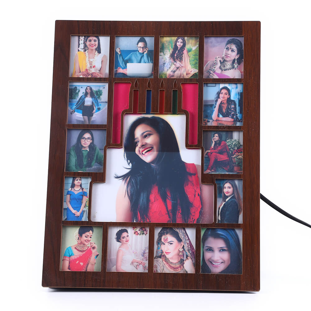 LED Portrait Collage Photo Frame