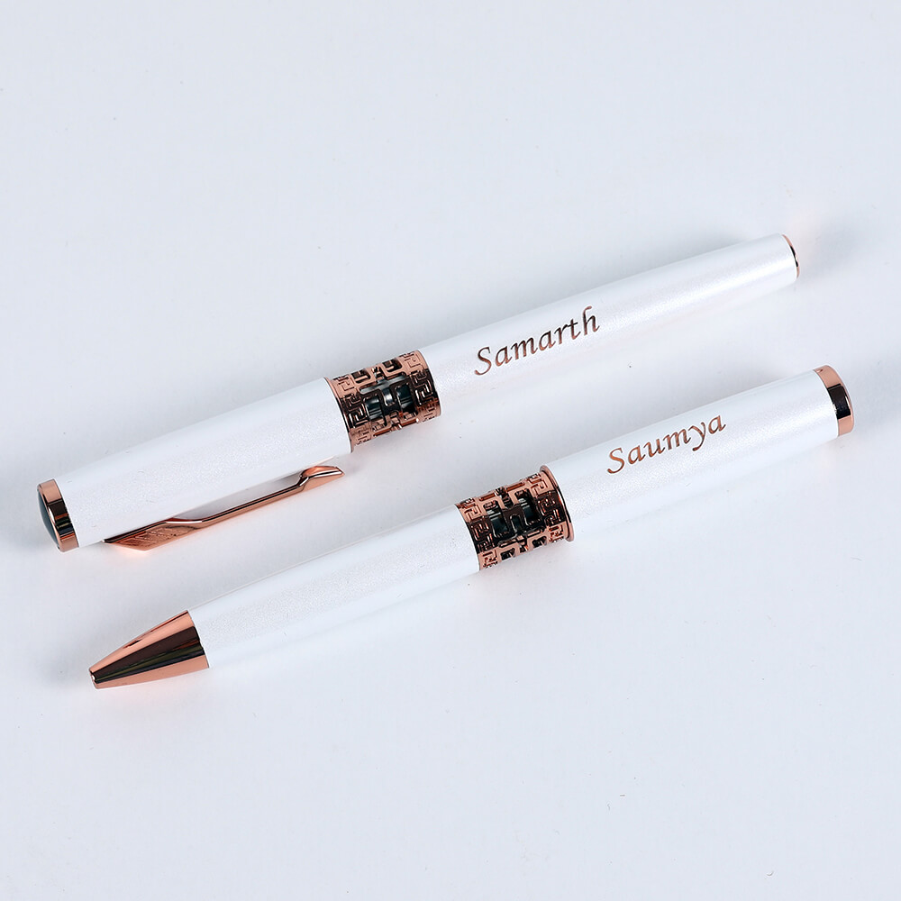 White Twin Pen Gift Set