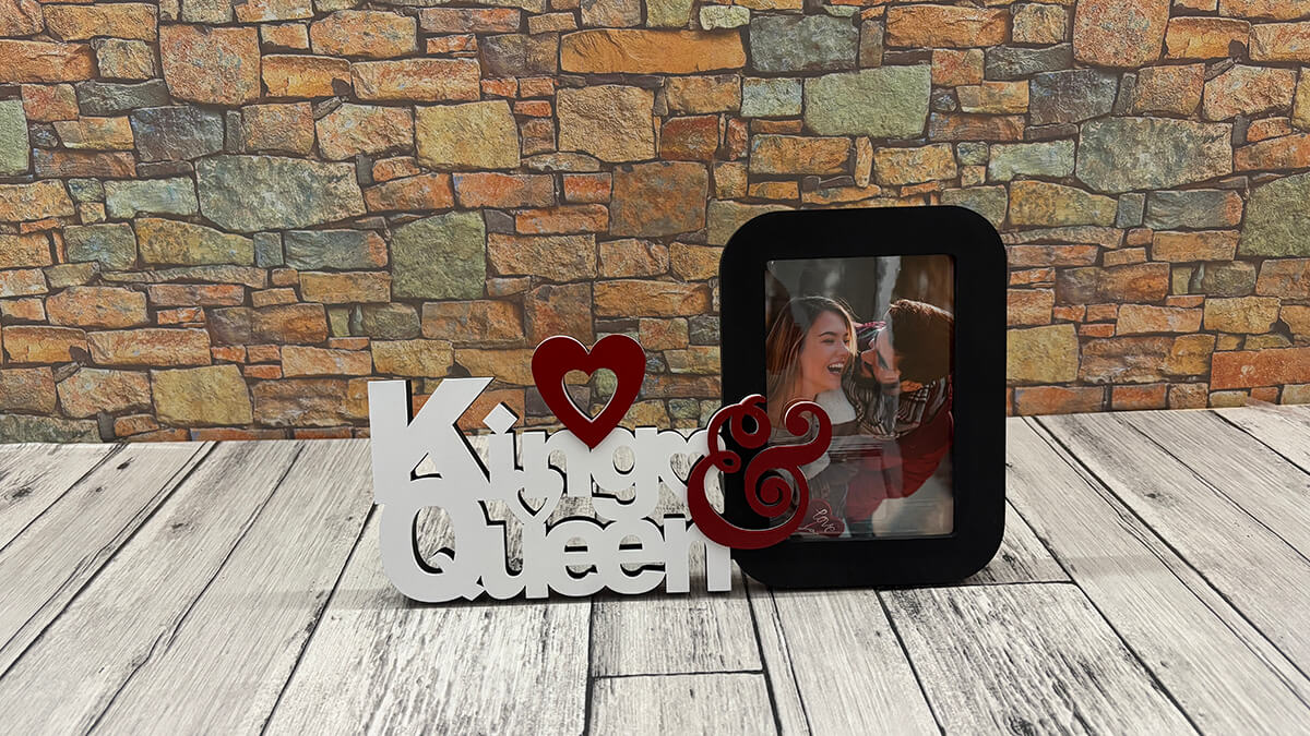 Mr and Mrs Photo Frame