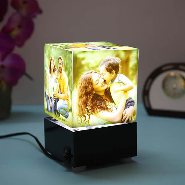 Illuminated Photo Cube Lamp
