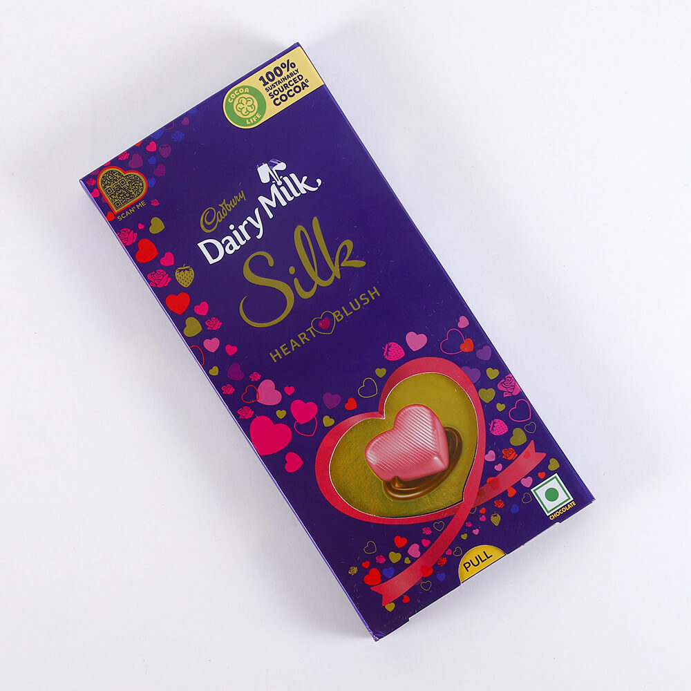 Dairy Milk Silk Heart Blush