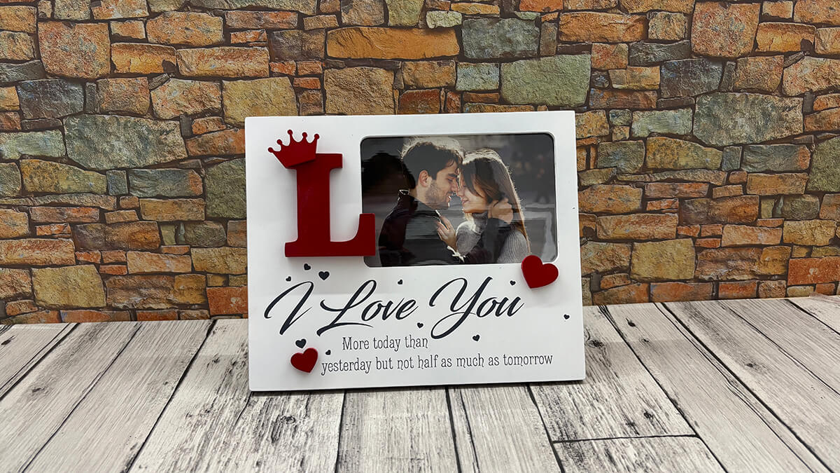I Love You Message Frame