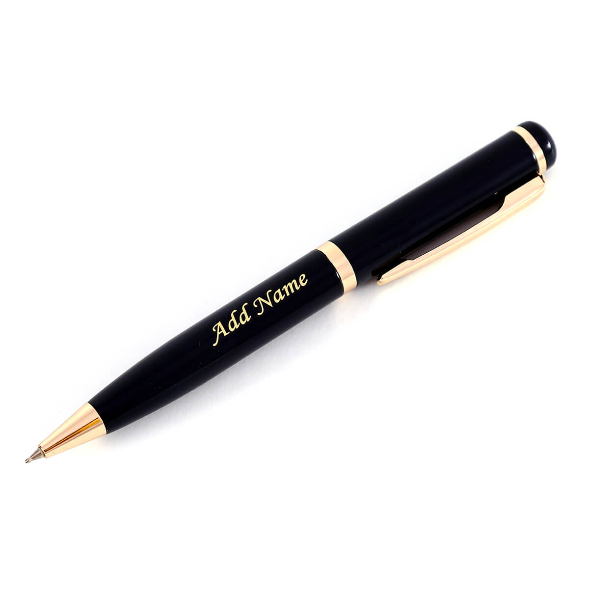 Black and Gold Executive Name Pen