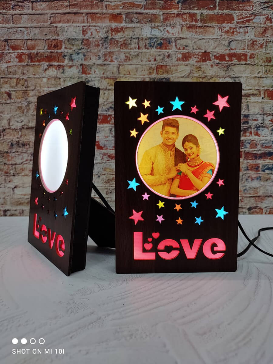 Love Heart Cube Lamp