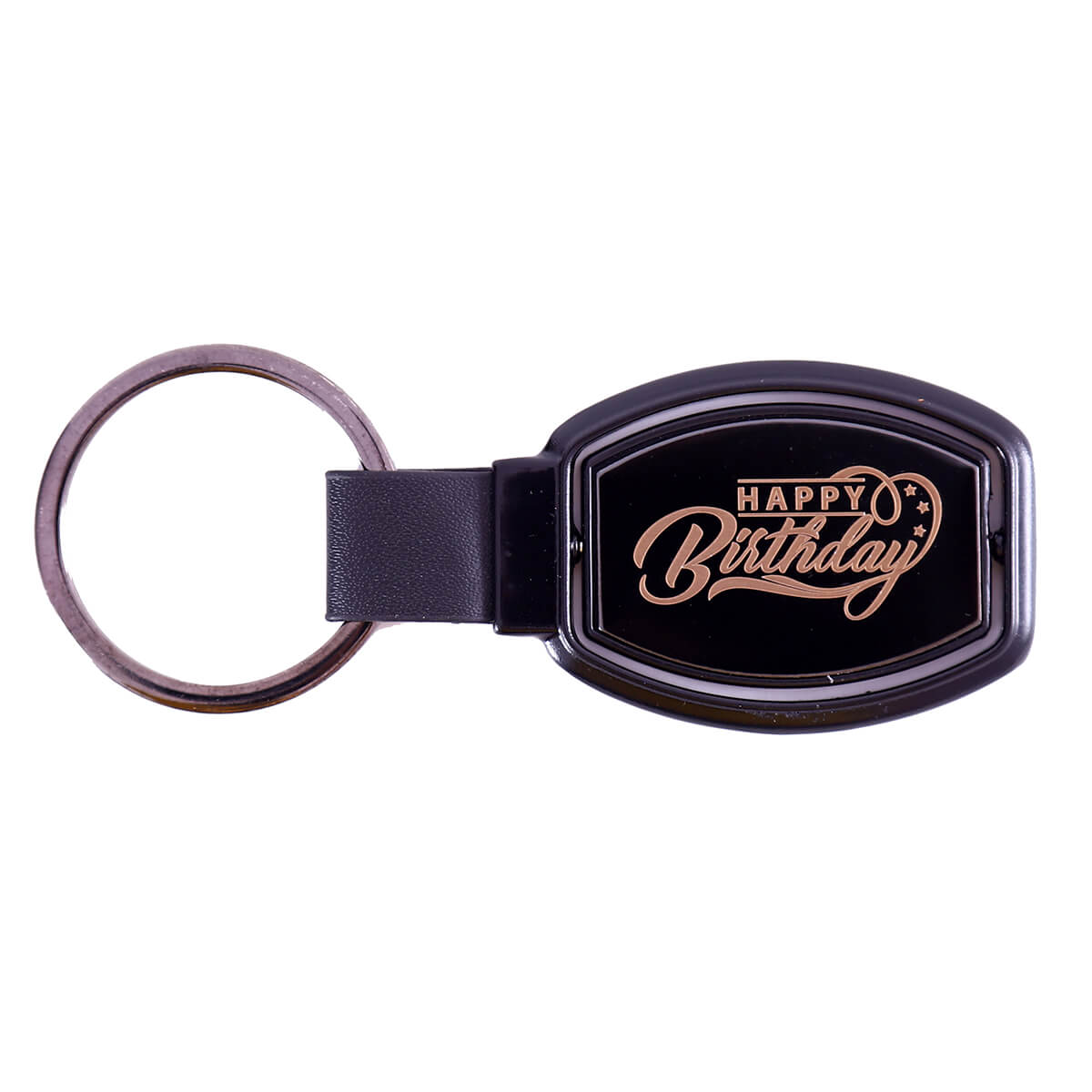 Birthday Oval Keychain