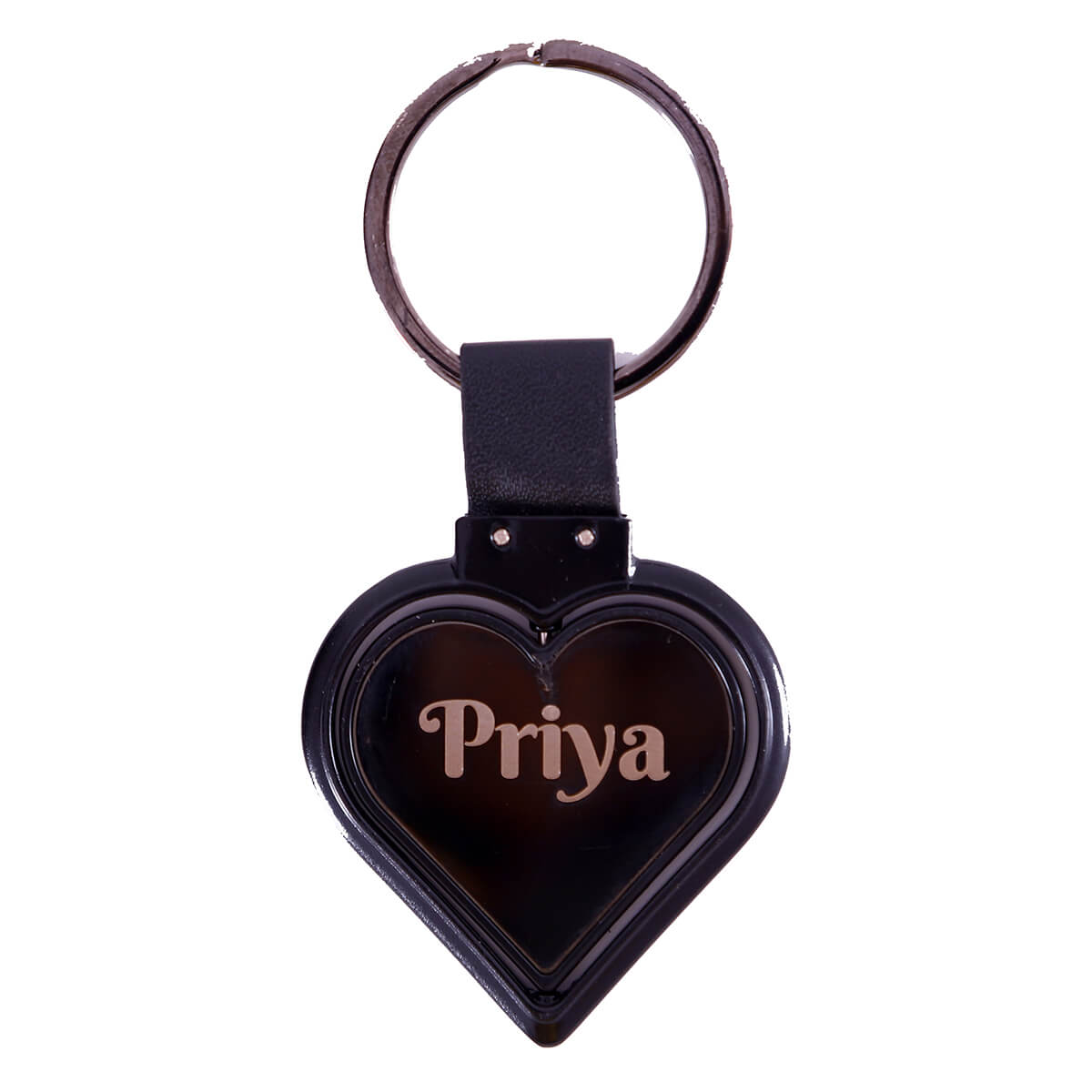 Heart Name Keychain