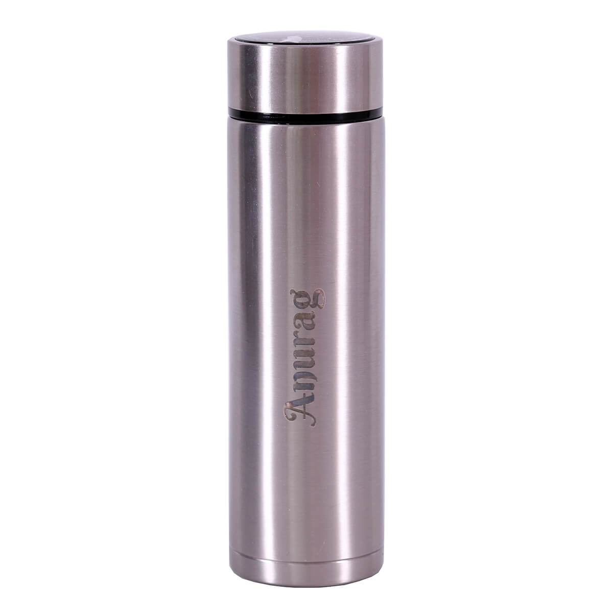 Personalized Stainless Steel Vacuum Flask – Silver