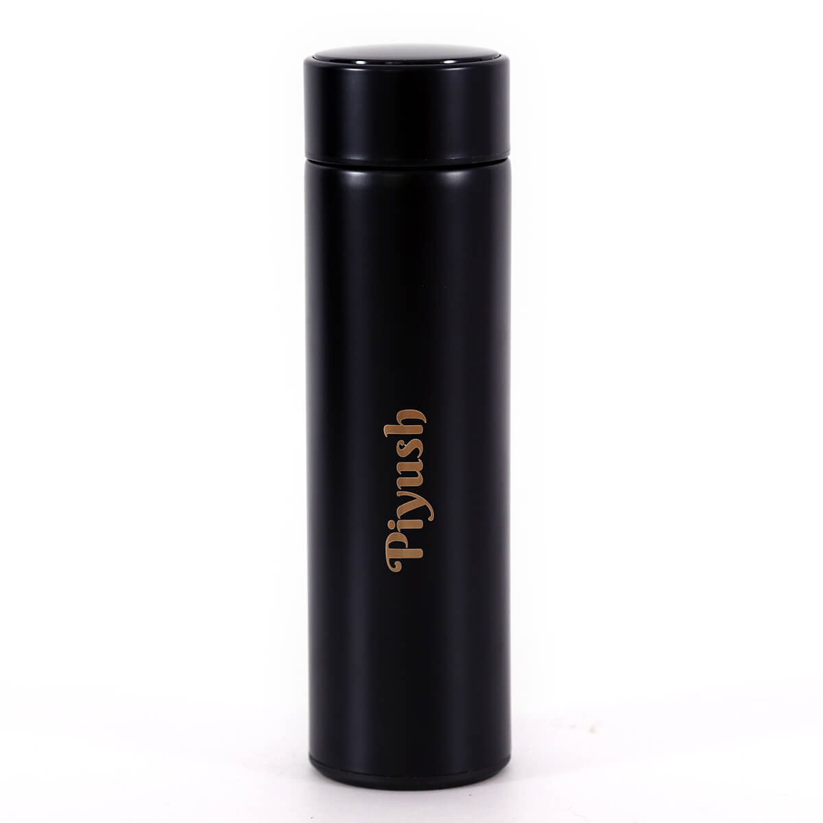 Personalized Matte Black Stainless Steel Vacuum Flask